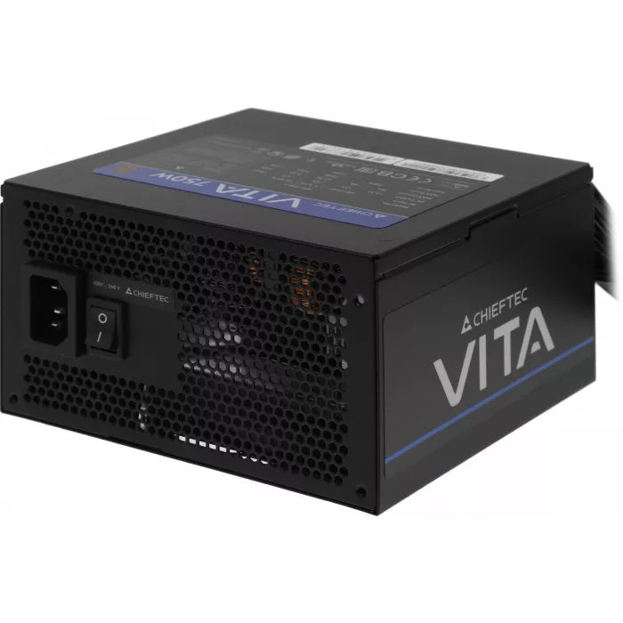 Блок питания Chieftec ATX 750W Vita BPX-750-S Gen.5 half mod 80+ bronze (20+4pin) APFC 120mm fan 6xSATA RTL