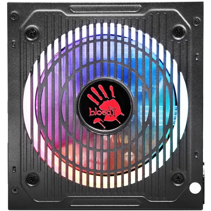 Блок питания Bloody ATX 750W BD-PS750G 80+ gold (20+4pin) APFC 120mm fan color LED 6xSATA Cab Manag RTL