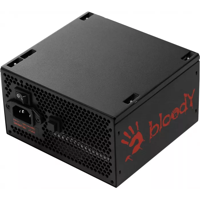 Блок питания Bloody ATX 750W BD-PS750G 80+ gold (20+4pin) APFC 120mm fan color LED 6xSATA Cab Manag RTL