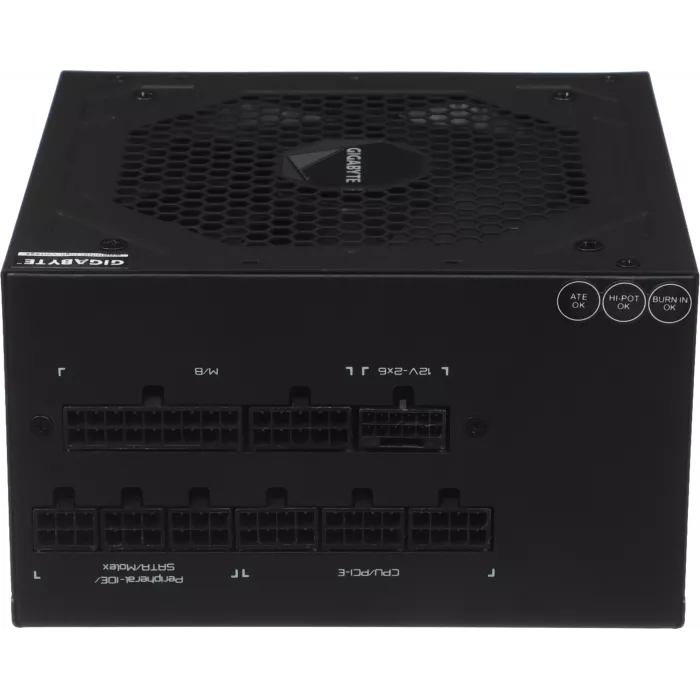 Блок питания Gigabyte ATX 750W GP-UD750GM PG5 V2 80+ gold (20+4pin) APFC 120mm fan 8xSATA Cab Manag RTL