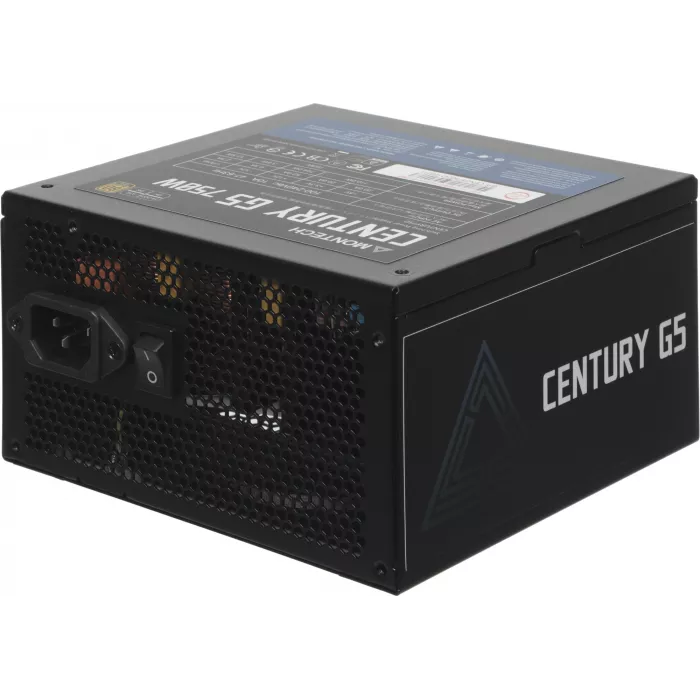 Блок питания Montech ATX 750W CENTURY GOLD G5 80+ gold (20+4pin) APFC 120mm fan 10xSATA Cab Manag RTL