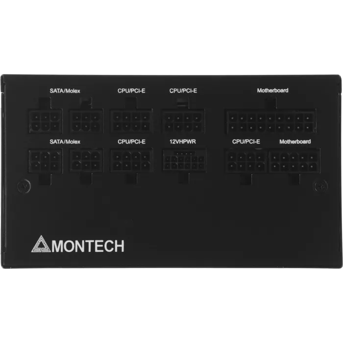 Блок питания Montech ATX 750W CENTURY GOLD G5 80+ gold (20+4pin) APFC 120mm fan 10xSATA Cab Manag RTL