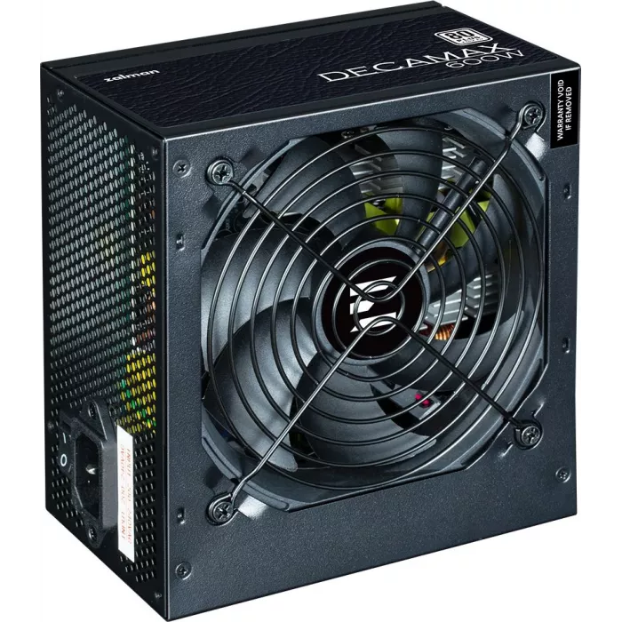 Блок питания Zalman ATX 600W ZM600-LX3 80+ white (20+4pin) APFC 120mm fan 5xSATA RTL