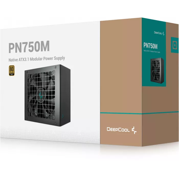 Блок питания Deepcool ATX 750W GamerStorm PN750M V2 Gen.5 80+ gold (20+4pin) APFC 120mm fan 8xSATA RTL