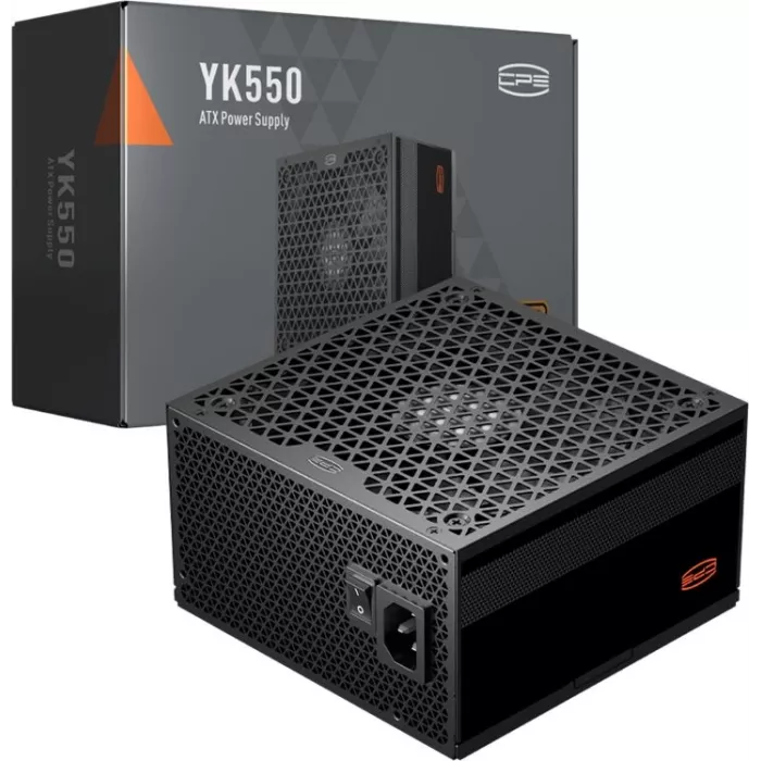 Блок питания PcCooler ATX 550W YK550 80+ bronze (20+4pin) APFC 135mm fan 6xSATA RTL