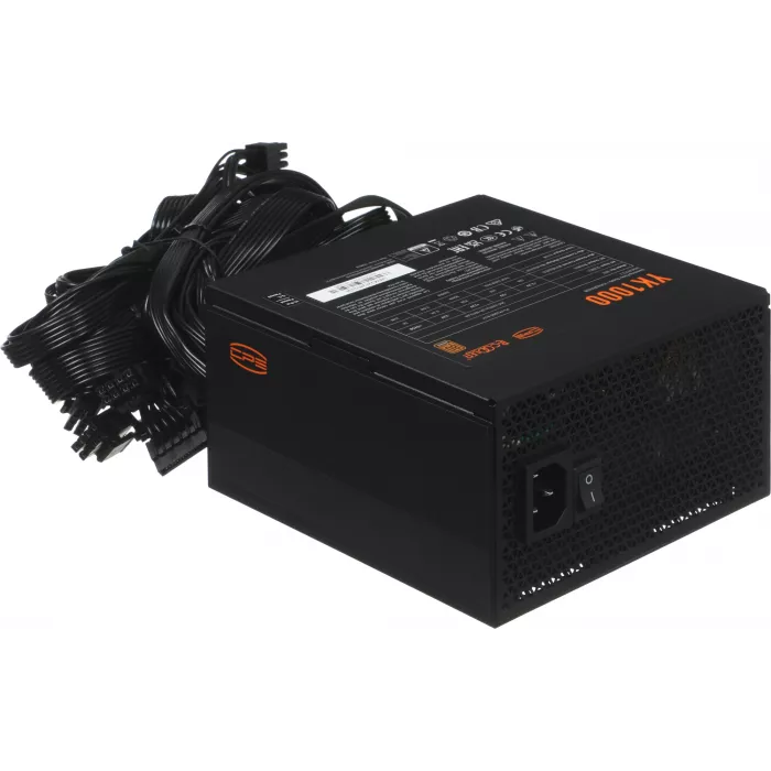 Блок питания PcCooler ATX 1000W YK1000 80+ bronze (20+4pin) APFC 135mm fan 6xSATA Cab Manag RTL