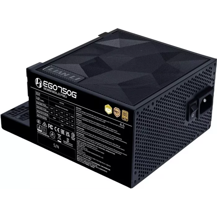 Блок питания Lian-Li ATX 750W Edge 750 80+ gold (20+4pin) APFC 120mm fan 12xSATA Cab Manag RTL