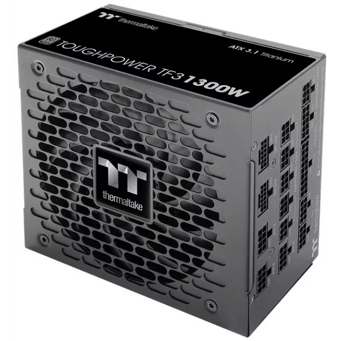 Блок питания Thermaltake ATX 1300W Toughpower TF1300 80+ titanium 24pin APFC 140mm fan 16xSATA Cab Manag RTL