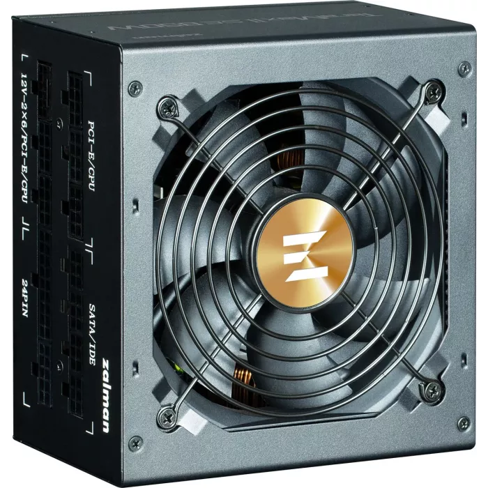 Блок питания Zalman ATX 850W ZM850-TMX2SE Gen.5 80+ gold 24pin APFC 120mm fan 12xSATA Cab Manag RTL