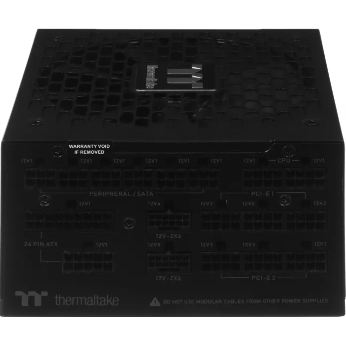 Блок питания Thermaltake ATX 1650W Toughpower TF3 Gen.5 80+ titanium (20+4pin) APFC 140mm fan color LED 16xSATA Cab Manag RTL
