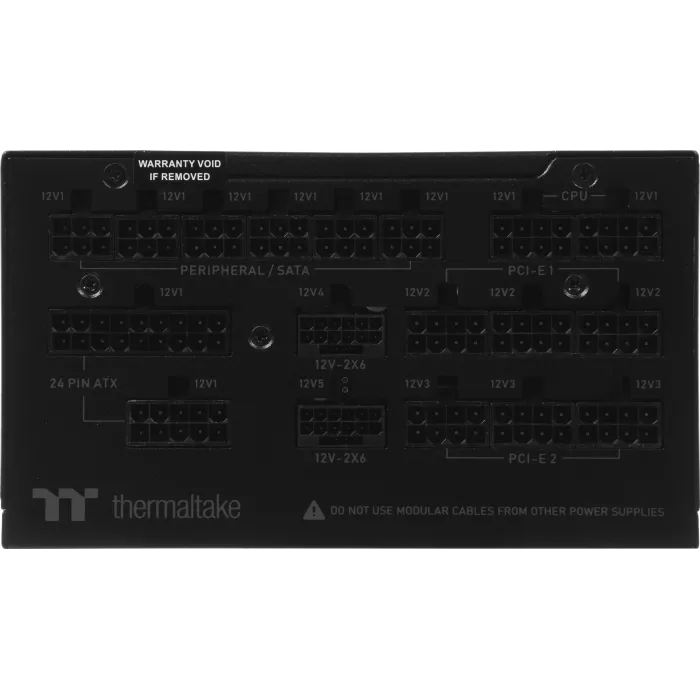 Блок питания Thermaltake ATX 1650W Toughpower TF3 Gen.5 80+ titanium (20+4pin) APFC 140mm fan color LED 16xSATA Cab Manag RTL