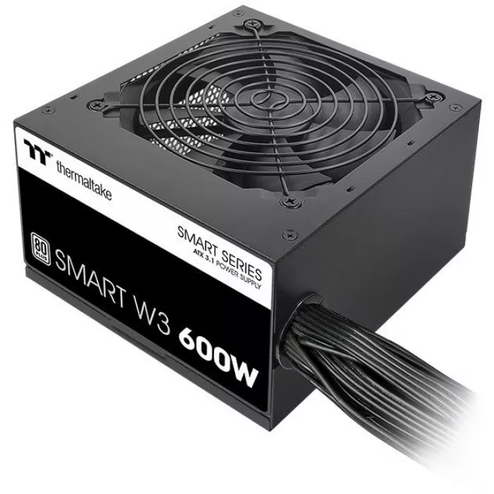 Блок питания Thermaltake ATX 600W Smart W3 Gen.5 80+ white (20+4pin) APFC 120mm fan 4xSATA RTL