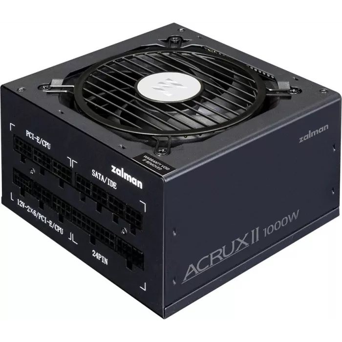 Блок питания Zalman ATX 1000W ZM1000-ARX2 80+ platinum (20+4pin) APFC 120mm fan 12xSATA Cab Manag RTL