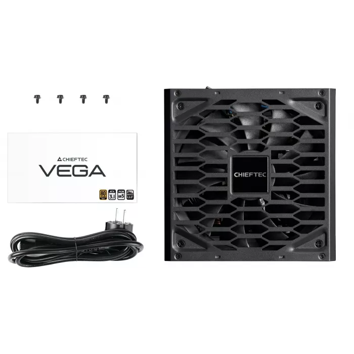 Блок питания Chieftec ATX 850W Vega PPG-850-S 80+ gold (20+4pin) APFC 135mm fan 6xSATA RTL