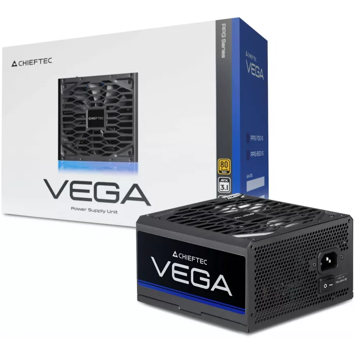 Блок питания Chieftec ATX 850W Vega PPG-850-S 80+ gold (20+4pin) APFC 135mm fan 6xSATA RTL