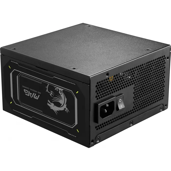 Блок питания MSI ATX 1000W MAG A1000GL PCIE5 80+ gold (20+4pin) APFC 135mm fan 15xSATA Cab Manag RTL