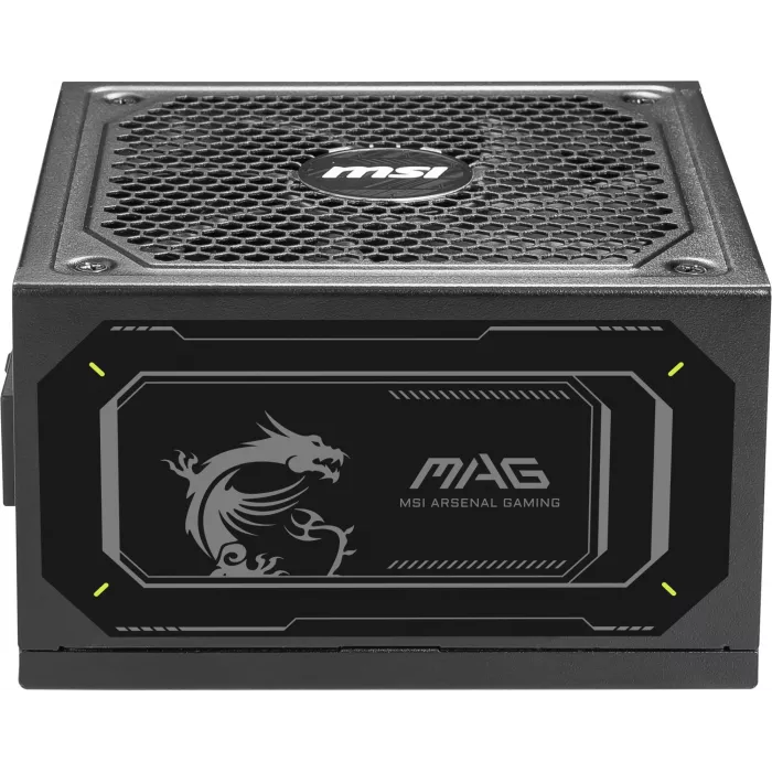 Блок питания MSI ATX 1000W MAG A1000GL PCIE5 80+ gold (20+4pin) APFC 135mm fan 15xSATA Cab Manag RTL
