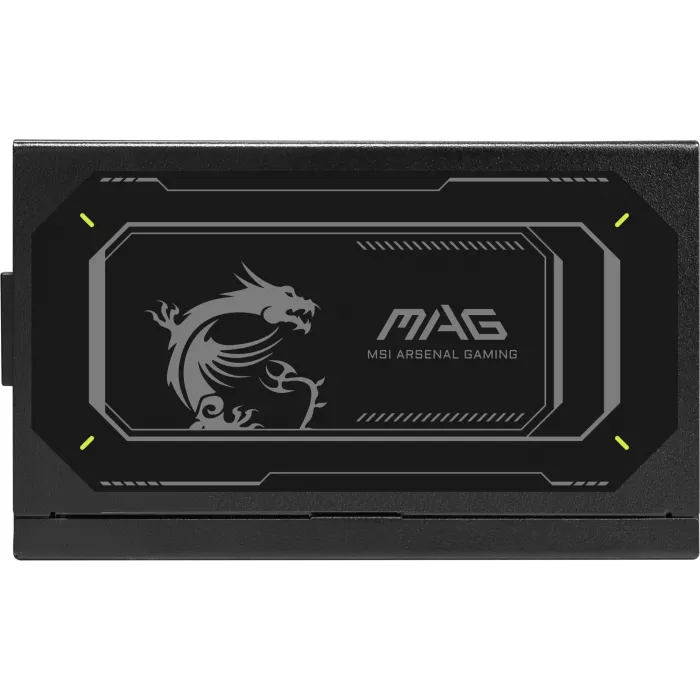 Блок питания MSI ATX 1000W MAG A1000GL PCIE5 80+ gold (20+4pin) APFC 135mm fan 15xSATA Cab Manag RTL