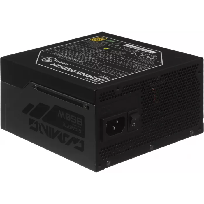 Блок питания Gigabyte ATX 850W GP-GME850GM PG5 80+ gold (20+4pin) APFC 135mm fan 8xSATA Cab Manag RTL