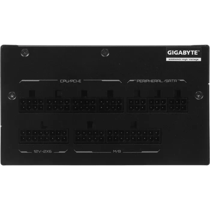 Блок питания Gigabyte ATX 850W GP-GME850GM PG5 80+ gold (20+4pin) APFC 135mm fan 8xSATA Cab Manag RTL