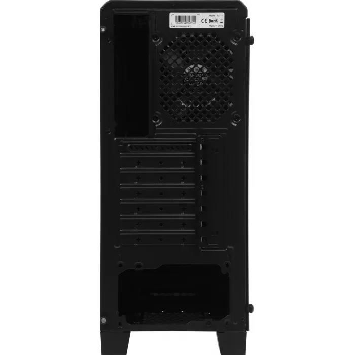 Корпус Zalman S3 TG черный без БП ATX 5x120mm 2xUSB2.0 1xUSB3.0 audio bott PSU