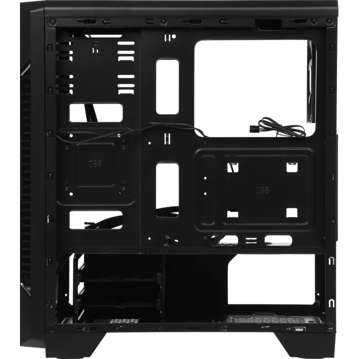Корпус Zalman S3 TG черный без БП ATX 5x120mm 2xUSB2.0 1xUSB3.0 audio bott PSU