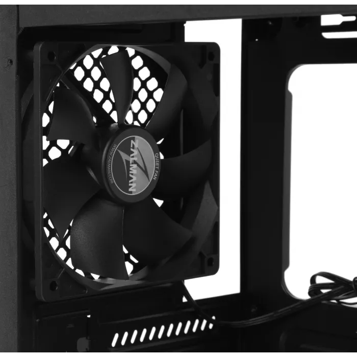 Корпус Zalman S3 TG черный без БП ATX 5x120mm 2xUSB2.0 1xUSB3.0 audio bott PSU