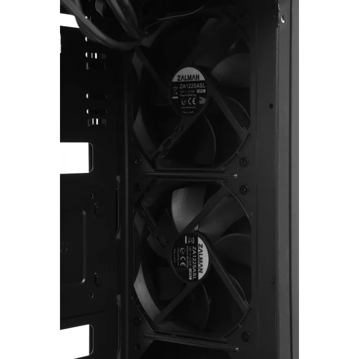 Корпус Zalman S3 TG черный без БП ATX 5x120mm 2xUSB2.0 1xUSB3.0 audio bott PSU