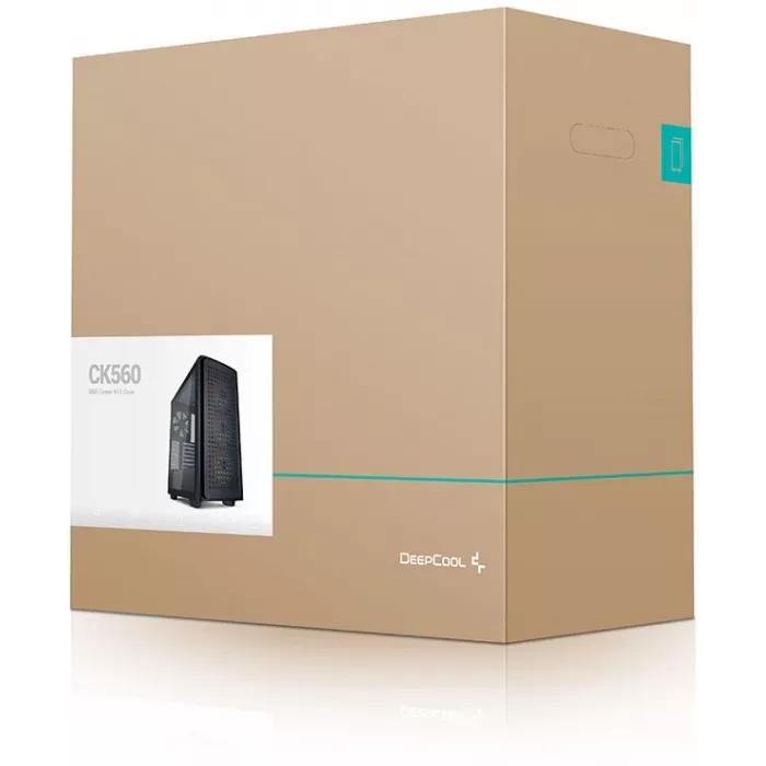 Корпус Deepcool CK560 черный без БП ATX 3x120mm 4x140mm 2xUSB3.0 audio bott PSU