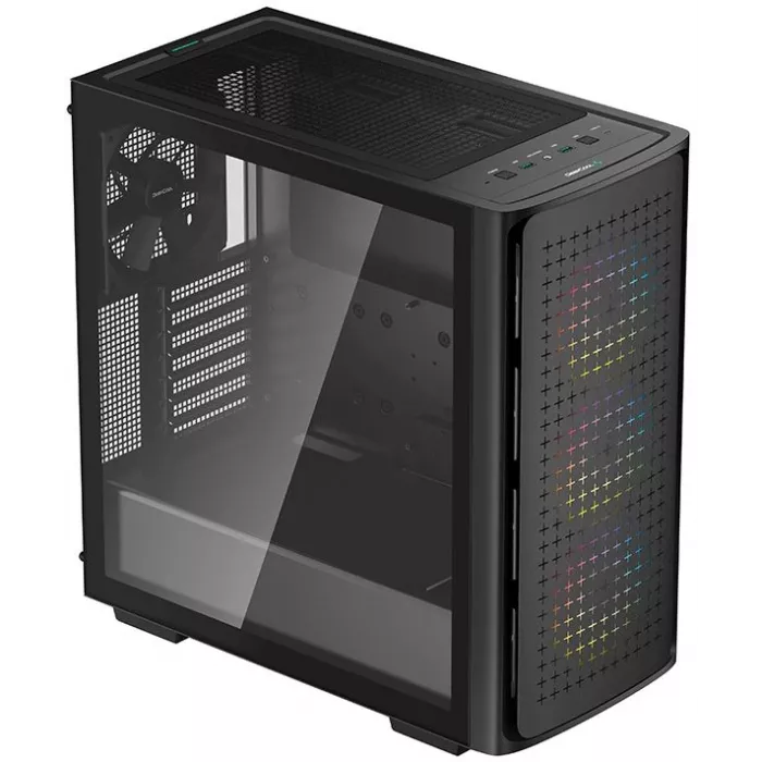 Корпус Deepcool CK560 черный без БП ATX 3x120mm 4x140mm 2xUSB3.0 audio bott PSU