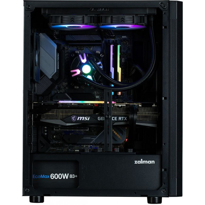 Корпус Zalman i4 черный без БП ATX 2x120mm 6x140mm 1xUSB2.0 2xUSB3.0 audio bott PSU