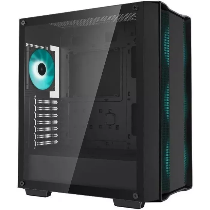 Корпус Deepcool CC560 V2 черный без БП ATX 4x120mm 5x140mm 1xUSB2.0 audio bott PSU