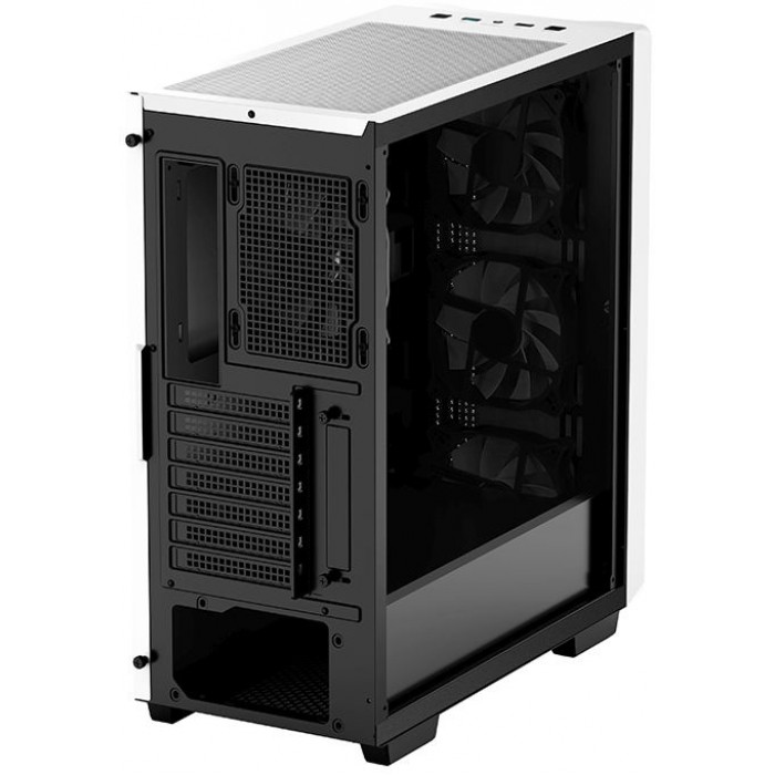 Корпус Deepcool CC560 V2 белый без БП ATX 8x120mm 5x140mm 1xUSB2.0 audio bott PSU