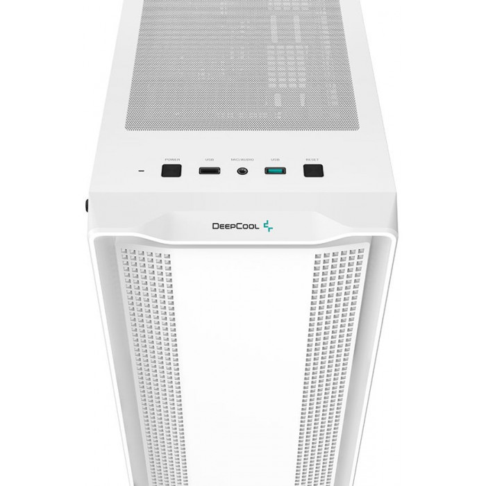 Корпус Deepcool CC560 V2 белый без БП ATX 8x120mm 5x140mm 1xUSB2.0 audio bott PSU