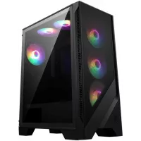 Корпус MSI MAG Forge 120A черный без БП ATX 2x120mm 2xUSB3.0 audio bott PSU