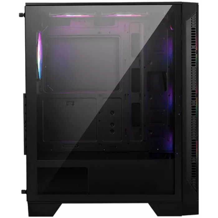 Корпус MSI MAG Forge 120A черный без БП ATX 2x120mm 2xUSB3.0 audio bott PSU