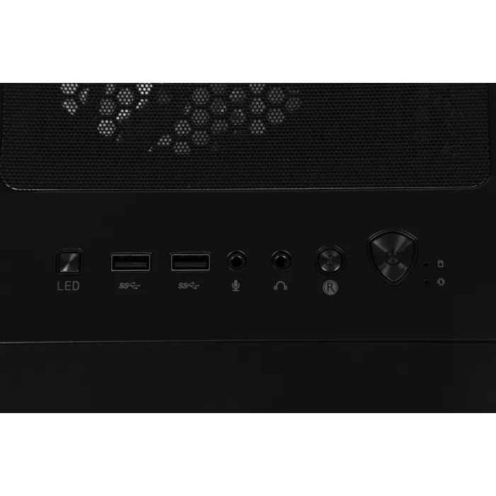 Корпус MSI MAG Forge 120A черный без БП ATX 2x120mm 2xUSB3.0 audio bott PSU