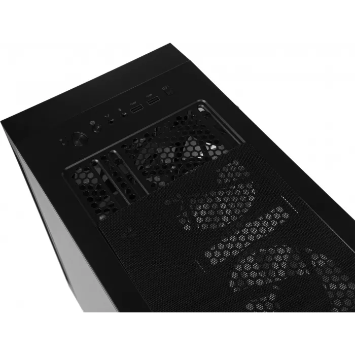 Корпус MSI MAG Forge 120A черный без БП ATX 2x120mm 2xUSB3.0 audio bott PSU