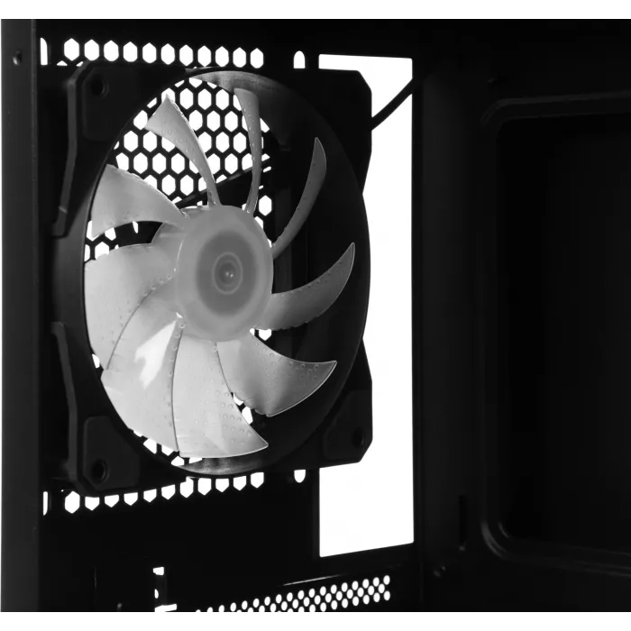 Корпус MSI MAG Forge 120A черный без БП ATX 2x120mm 2xUSB3.0 audio bott PSU