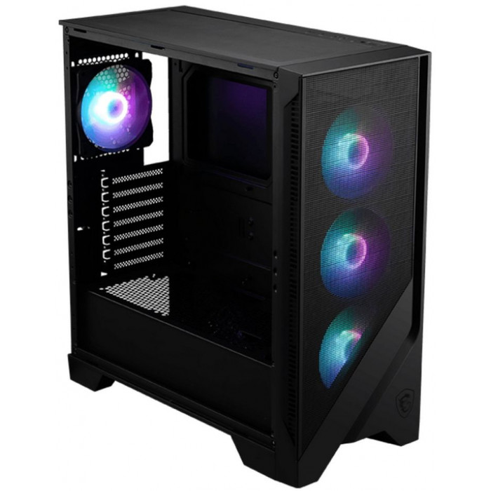 Корпус MSI MAG Forge 320R Airflow черный без БП ATX 5x120mm 2xUSB3.1 audio bott PSU