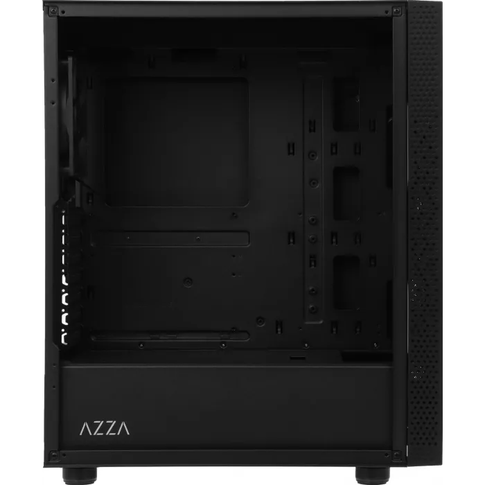 Корпус Azza Celesta F черный без БП ATX 5x120mm 5x140mm 2xUSB2.0 1xUSB3.0 audio bott PSU