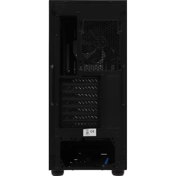 Корпус Azza Celesta F черный без БП ATX 5x120mm 5x140mm 2xUSB2.0 1xUSB3.0 audio bott PSU