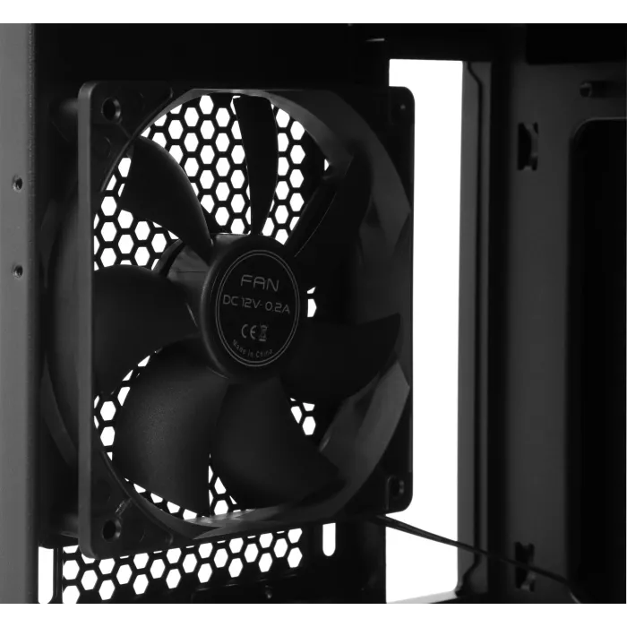 Корпус Azza Celesta F черный без БП ATX 5x120mm 5x140mm 2xUSB2.0 1xUSB3.0 audio bott PSU