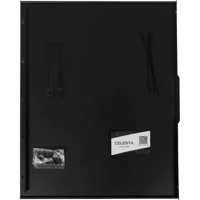 Корпус Azza Celesta F черный без БП ATX 5x120mm 5x140mm 2xUSB2.0 1xUSB3.0 audio bott PSU