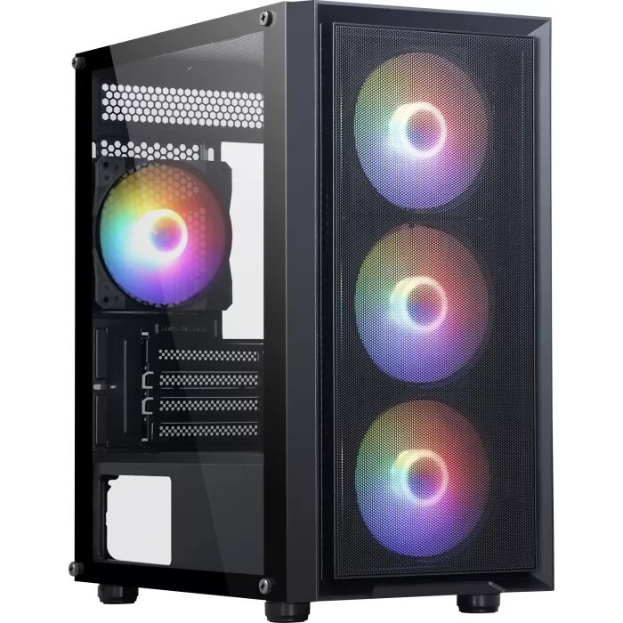 Корпус Accord ACC-M203 черный без БП mATX 2xUSB2.0 1xUSB3.0 audio bott PSU