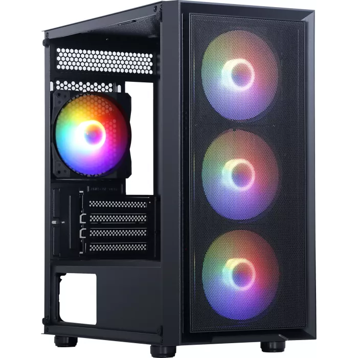 Корпус Accord ACC-M203 черный без БП mATX 2xUSB2.0 1xUSB3.0 audio bott PSU