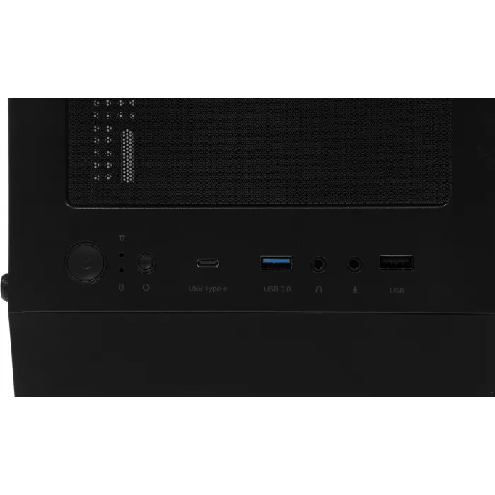 Корпус Accord ACC-M203 черный без БП mATX 2xUSB2.0 1xUSB3.0 audio bott PSU
