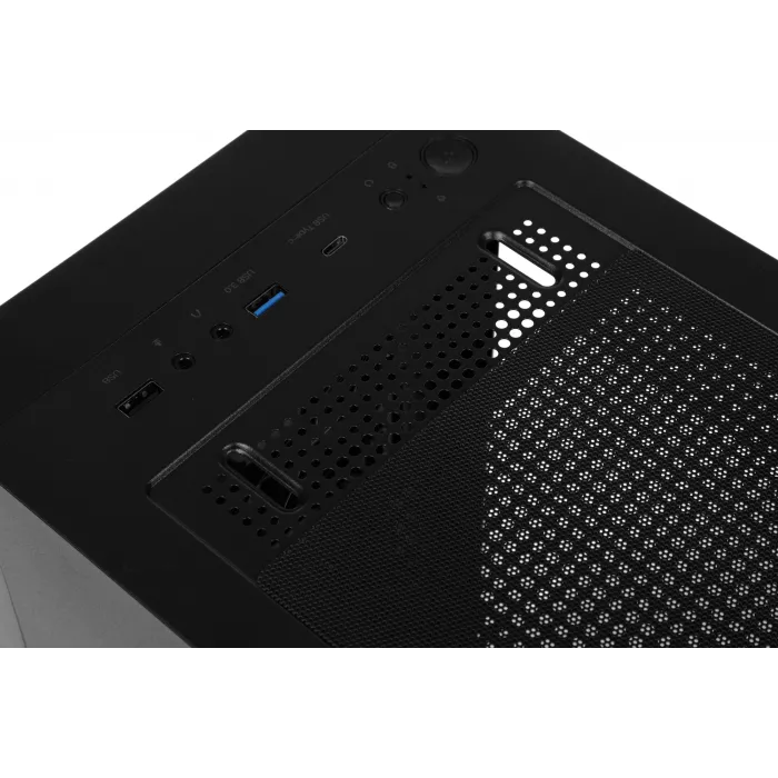 Корпус Accord ACC-M203 черный без БП mATX 2xUSB2.0 1xUSB3.0 audio bott PSU