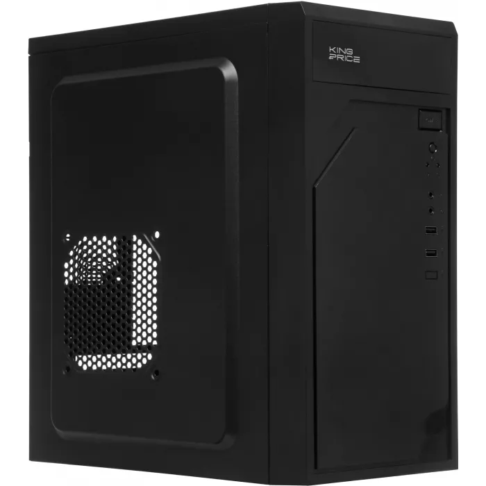 Корпус KingPrice KPCC-MN208 черный без БП mATX 1x80mm 2x120mm 2xUSB2.0 audio