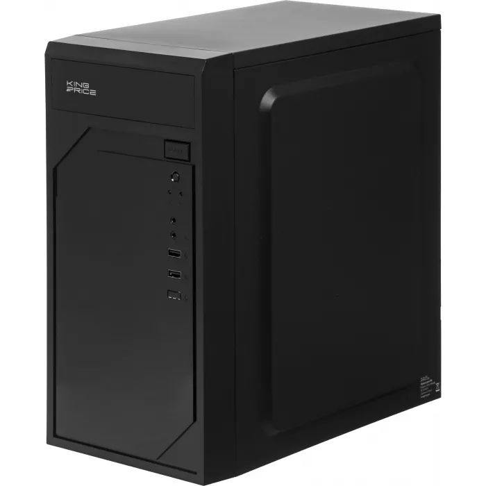 Корпус KingPrice KPCC-MN208 черный без БП mATX 1x80mm 2x120mm 2xUSB2.0 audio